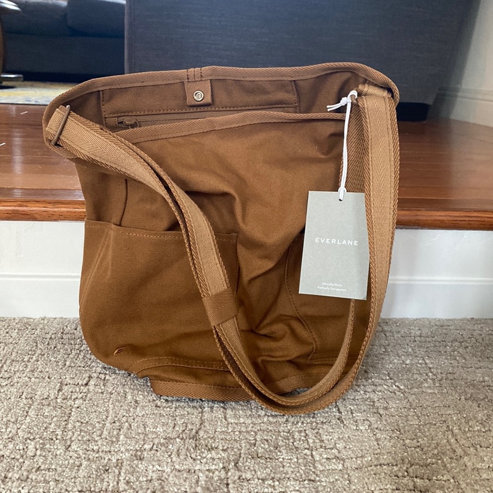 NWT Everlane Canvas Bucket Bag